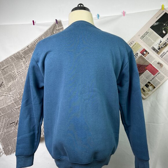 Buffalo Football Team Embroidered Crewneck — Fans Style Pullover - Picture 4 of 4